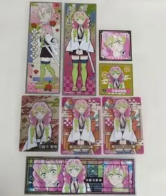 鬼滅の刃 甘露寺蜜璃 カード＆シールセット
