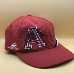 アーカンソーレイザーバックス　バスケ　チームロゴ　ヴィンテージ　アメカジキャップ