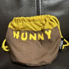 希少　当時物　ディズニー　くまのプーさん　ハニーポット　巾着