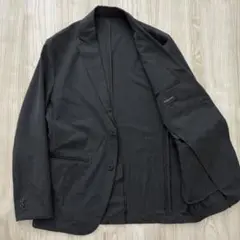 【美品】GLOBAL WORK アンコンジャケット L グレー ストレッチ 軽量