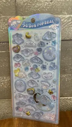 うるちゅるポップシール サンリオ　シナモロール　ベビー シナモロールベビー