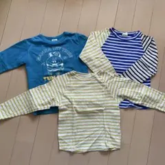 BREEZE 長袖カットソー 3枚セット 120サイズ