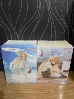 テ*ア様 お隣の天使様 フィギュア 椎名真昼 2体セット ワンピースver 私服