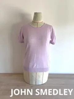 ジョンスメドレー/トップス/ニット/S/カットソー/コットン/ライトピンク