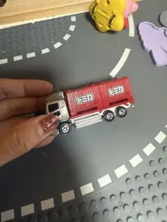 赤いトラック ミニカー　トミカ博　TOMICA