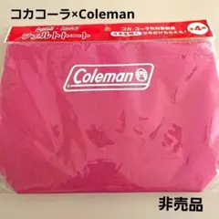 【新品未開封】コカコーラ Coleman トートバッグ ピンクのサムネイル