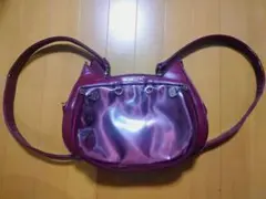 MICHIKO CAT ショルダーバッグ ワインレッド
