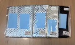 ◉新品・未使用◉サテンリボン ドット柄◉10M x 3セット◉手芸ナカムラ◉