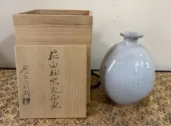 萩焼き 灰被り花入れ 岡田裕 - メルカリ