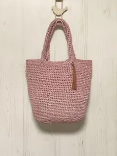 かごトートバッグ　手さげバッグ