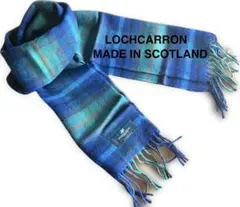な*。様 LOCHCARRONスコットランド製100％ラムズウールタータンチェッ