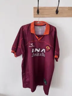 ASローマ DIADORA 長袖プラクティスシャツ トレーニングユニフォーム