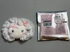 サンリオ　ホワイトフリルシリーズ シークレット　ヘアクリップ ハローキティ
