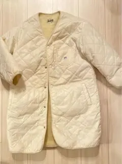 Lee 140サイズ　リバーシブルコート✨アイボリー キルティングジャケット