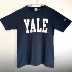 Champion YALE Tシャツ USA製 T1011 ネイビー M