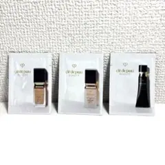 クレドポーボーテ　ファンデーションサンプル3点　タンフリュイド　タンクレーム