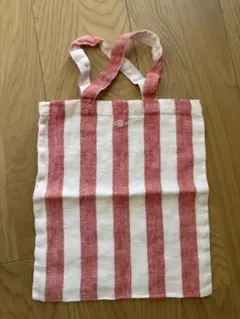 【新品 】完売品 ロンハーマン フレンチリネン トートバッグ 赤のサムネイル