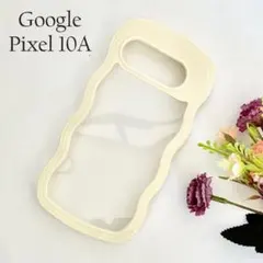 Google Pixel 10aケース ウェーブ型YE ☆おまけガラスフィルム付のサムネイル