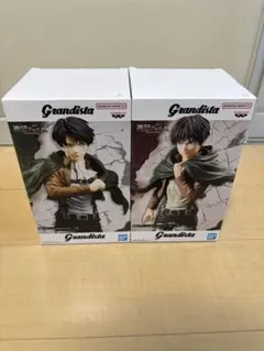 Grandista 進撃の巨人 リヴァイ エレン フィギュア 2体セット