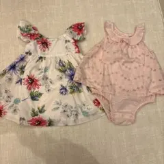 花柄ノースリーブワンピース　12~18months 80cm babyGAP