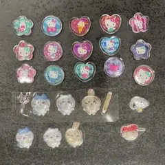 おはじきシール ハローキティ (おまけ:ボンボンドロップシール)