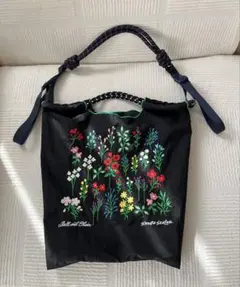 Ball & Chainエコバッグ　花柄　ストラップ付き 正規品