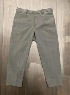 美品 UNIQLO スマートアンクルパンツ グレー メンズ Mサイズ
