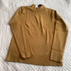 グローバルワーク　メルティハイネックリブプルオーバー