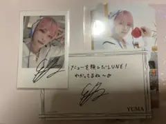 &TEAM CAFE YUMA チェキ カード セット