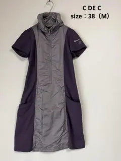 COUP DE CHANCE ゴルフウェア　ワンピース　パープル　ストライプのサムネイル