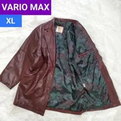 Vintage　VARIO MAX　ラムレザー　ジャケット　y2k 総柄　シープ