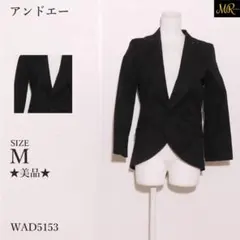 アンドエー　ジャケット　長袖　フォーマル　スリム　ポケット付き　スリット　日本製のサムネイル
