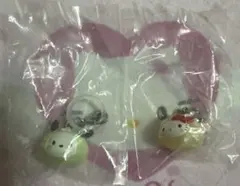 サンリオ　めじるし　アクセサリー　中華まん　キティ　ポチャッコ　ガチャ　セット
