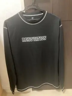 Champion チャンピオン 長袖カットソー 黒　トレーニングウェア　インナー