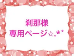 刹那様専用ページ✩.*˚