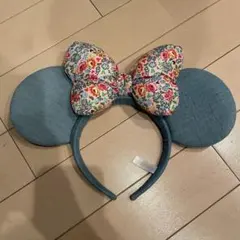 ミニーマウス　カチューシャ　デニム