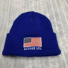 AVIREX LTD. ニット帽 アメリカ国旗刺繍のサムネイル