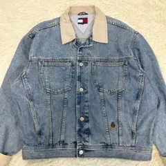 トミージーンズ デニムジャケット 新品未使用タグ付き 2025年最新】Tommy Jeans メンズ Gジャン・デニムジャケットの