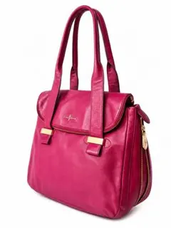 COLE HAAN レザーショルダーバッグ 大容量