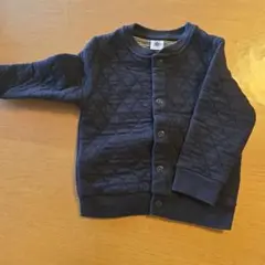 PETIT BATEAU ネイビー カーディガン 18m