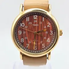 稼動品 TIMEX Weekender クロノグラフ INDIGLO 純正レザー - メルカリ