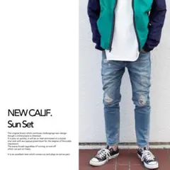 ジャパンブルージーンズ　Sun Set ダメージ加工デニム　30インチのサムネイル