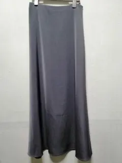 ROPE PICNIC ロングフレアスカート グレー系 38サイズ丈90cm