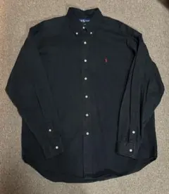 古着 Ralph Lauren 長袖シャツ Blake ブラック 90s
