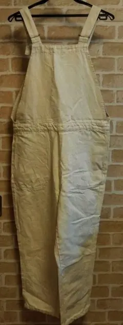 DANTON ベージュ オーバーオール