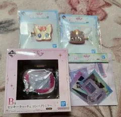 プリキュア一番くじ　B賞　ピンキーキャッチュ　コンパクトミラー　ココ　ナッツ