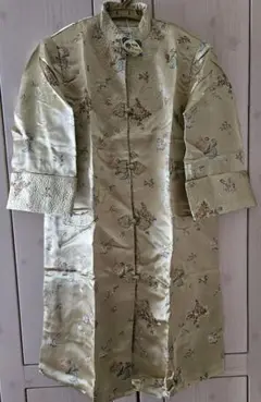 新品　 刺繍入りチャイナドレス 　ガウン　ヴィンテージ