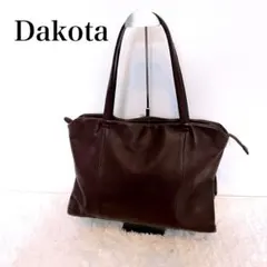 ダコタ 2way シルエット A4収納可 オールレザー トートバッグ ブラウン