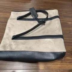 スウェードレザートートバッグ