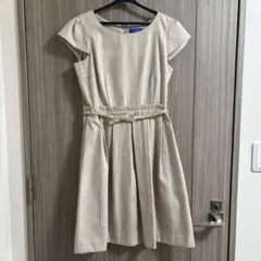 ブルーレーベルクレストブリッジ　ワンピース　リボン　チェック